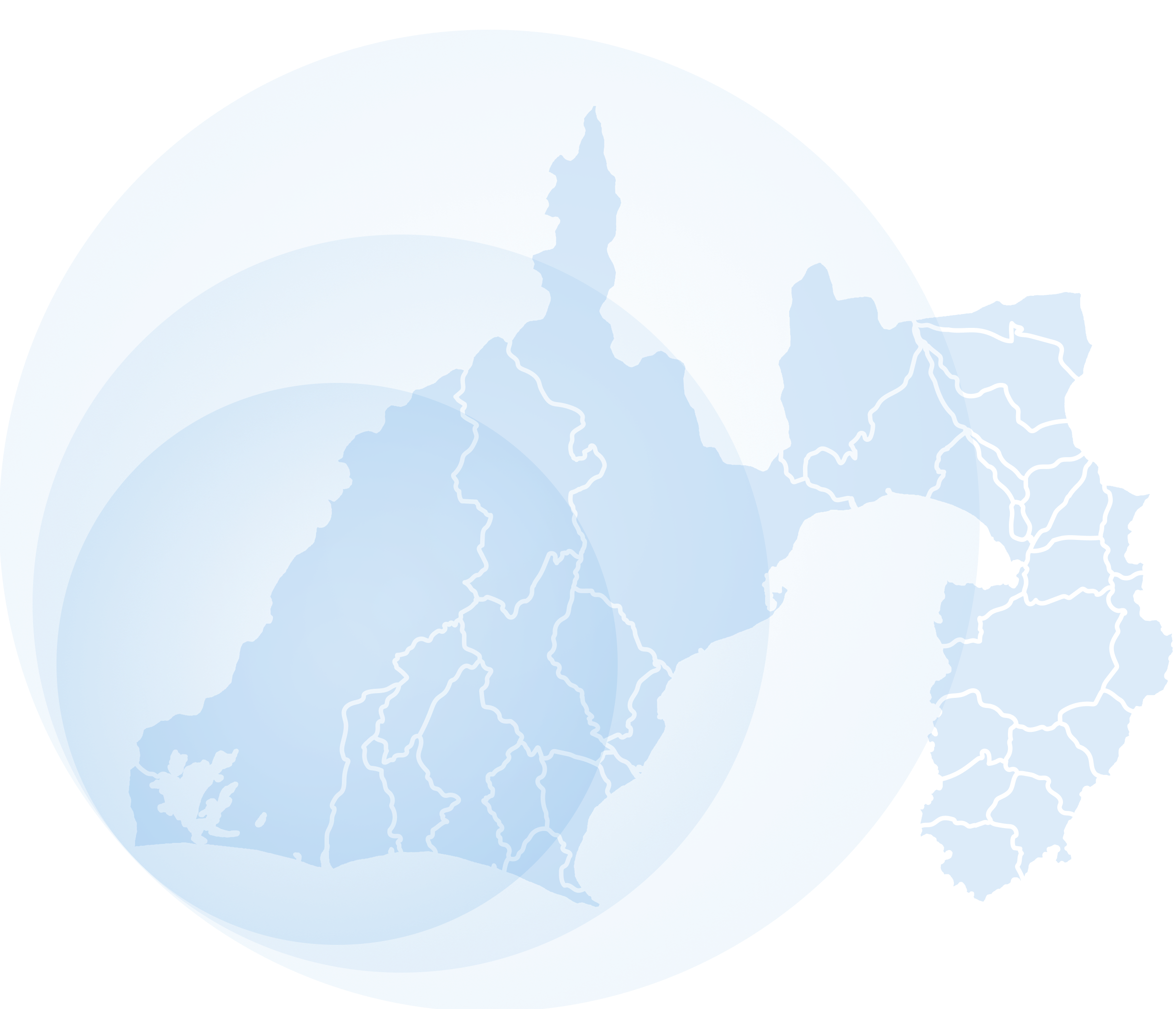 静岡県内の対応エリアマップ